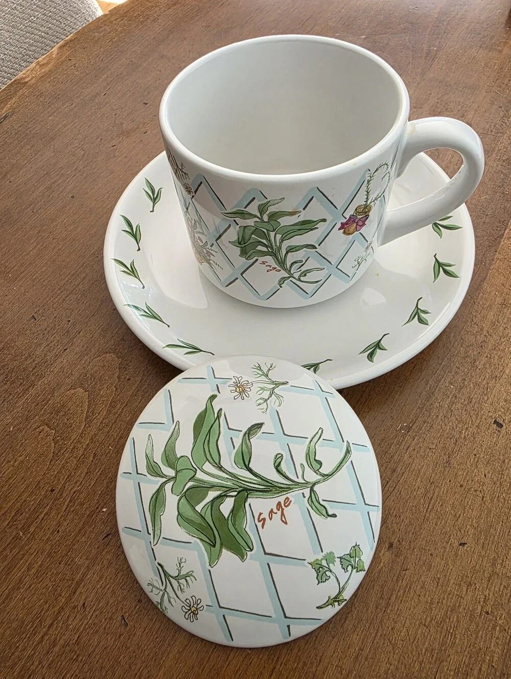 Studio porcelain lidded